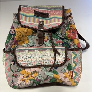 UnionBag‎ floral, pattern, backpack